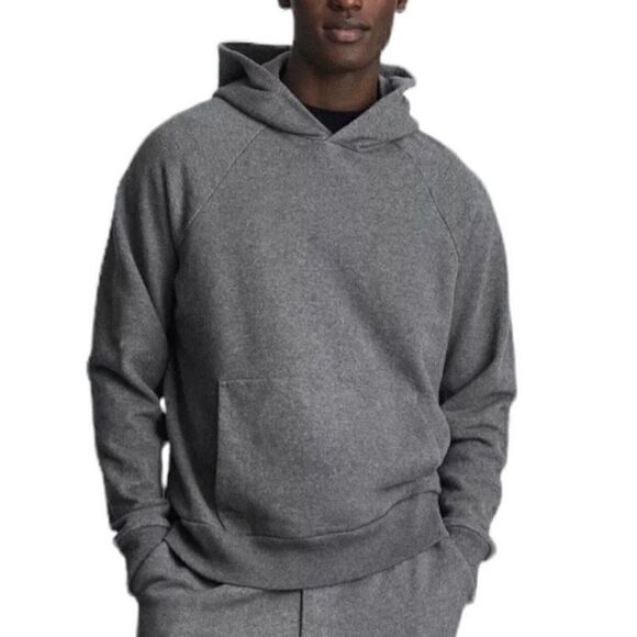 Everlane Gray Track Pullover Sweatshirt Size XL - Picture 2 of 11